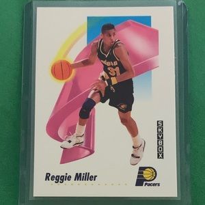 Reggie Miller #114 1991 Skybox Basketball Trading Card